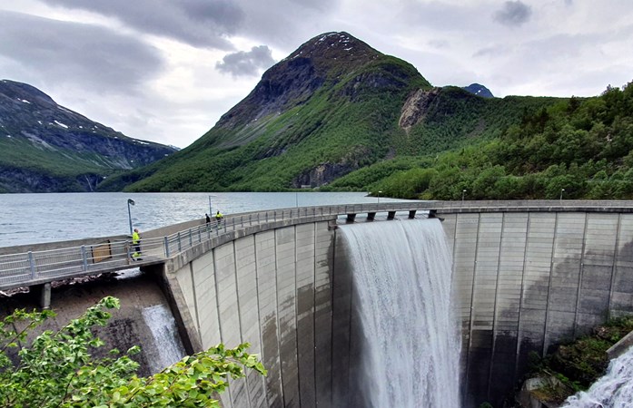 Overløp på Zakariasdam