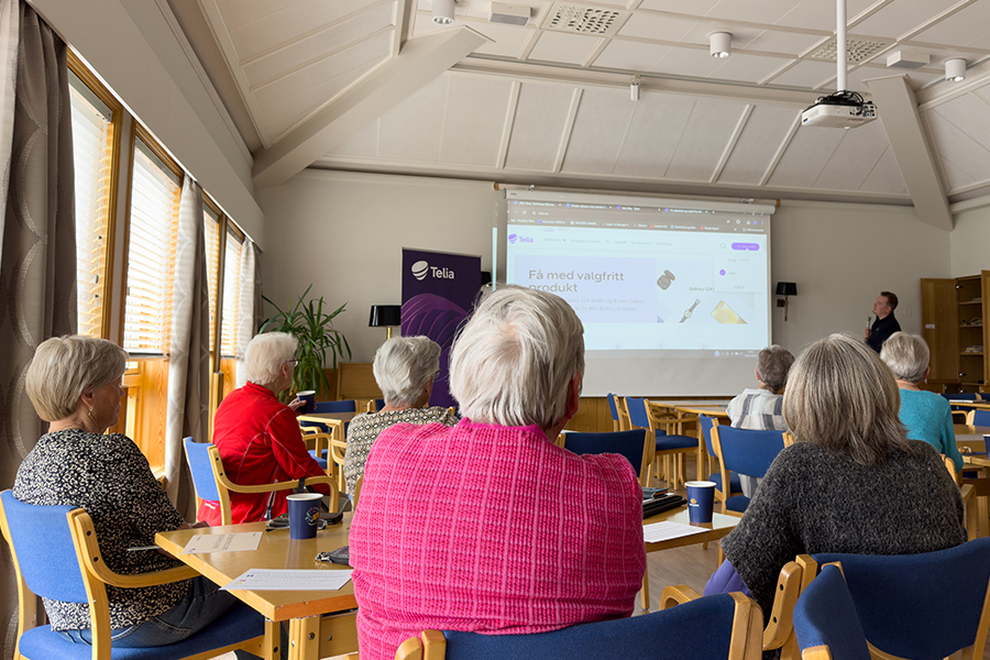 I samarbeid med Telia arrangerte vi Digital Hjelp for første gang i 2024.